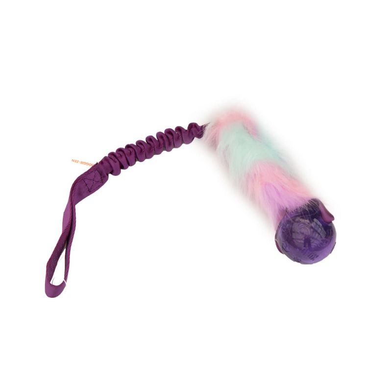 Doggie-zen kampleke med fuskepels og KONG squeezz