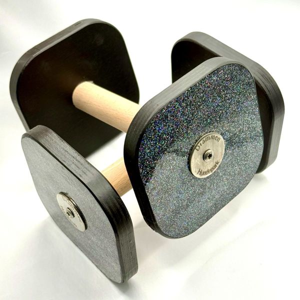 Apport med glitter og epoxy