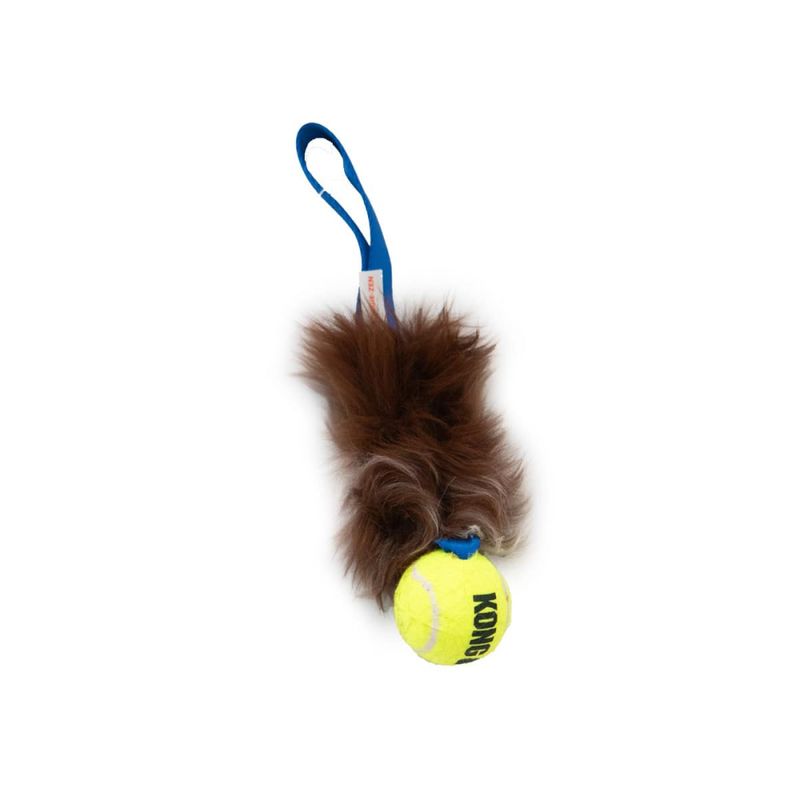 Doggie-zen Kampleke sau med KONG air pipeball