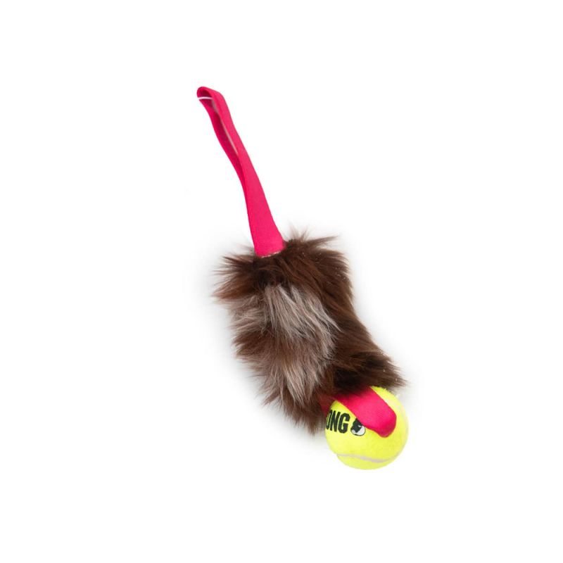 Doggie-zen Kampleke sau med KONG air pipeball