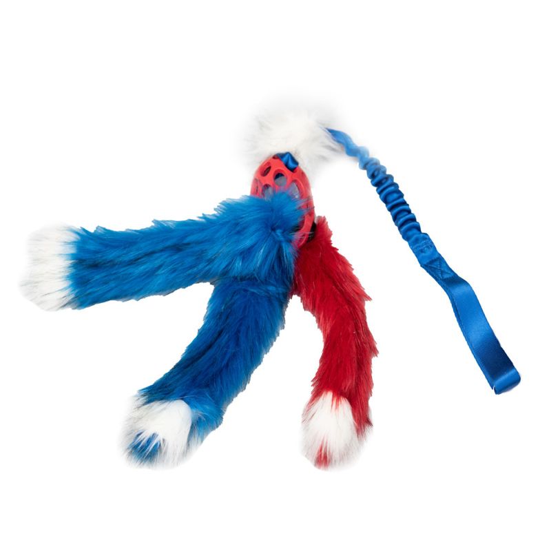 Doggie-Zen Kampleke med strikk, fuskepels og nettingball