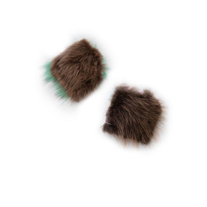 Doggie-Zen Knitrepute med bever- og fuskepels